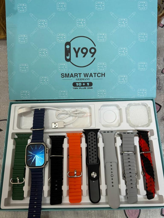 Y99 smart watch 10 in 1 combo