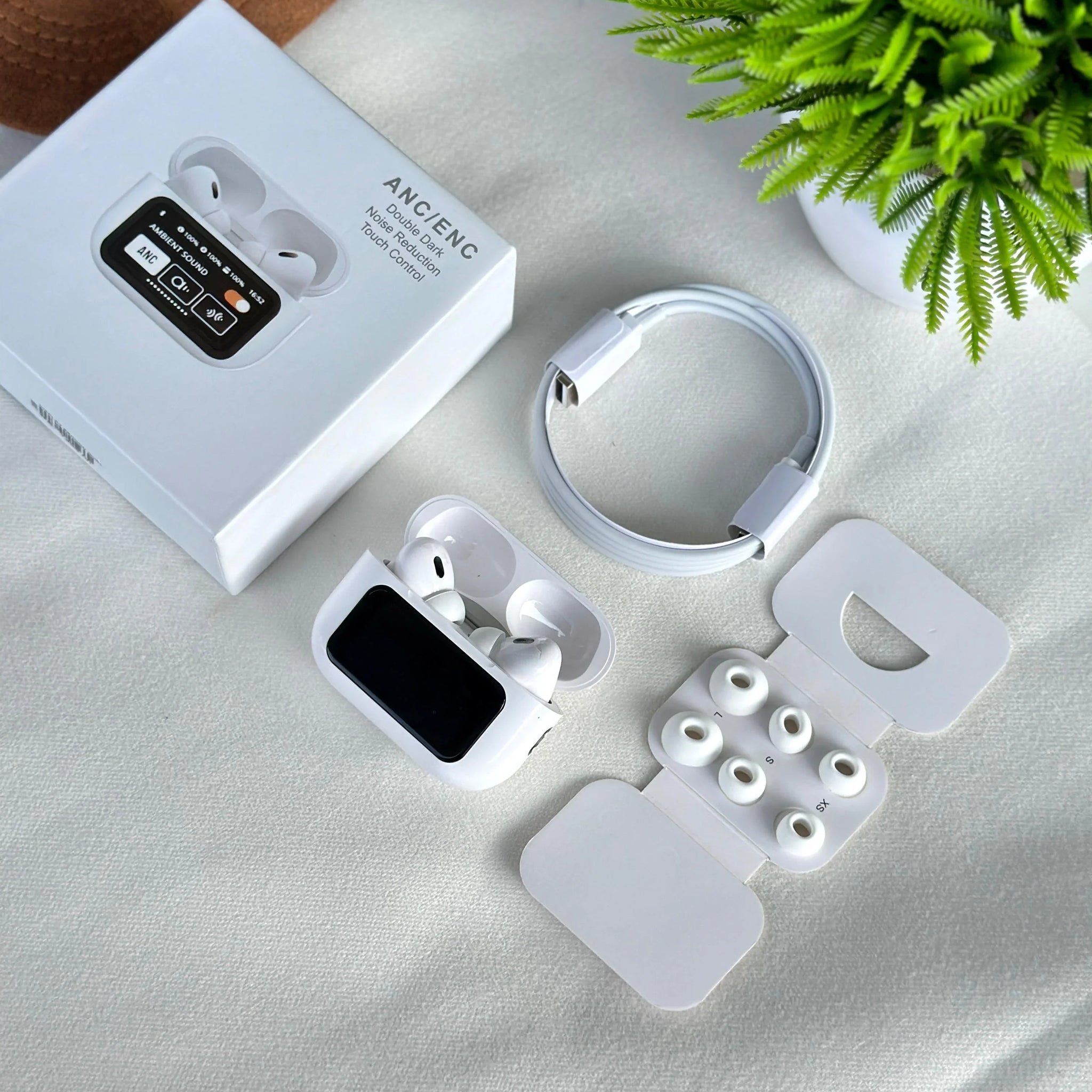Dispaly AIRPODS Pro 2 With Display USA Earbuds